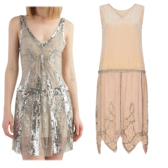 PARKER Sequins Silk Dress - Picture 4 of 16